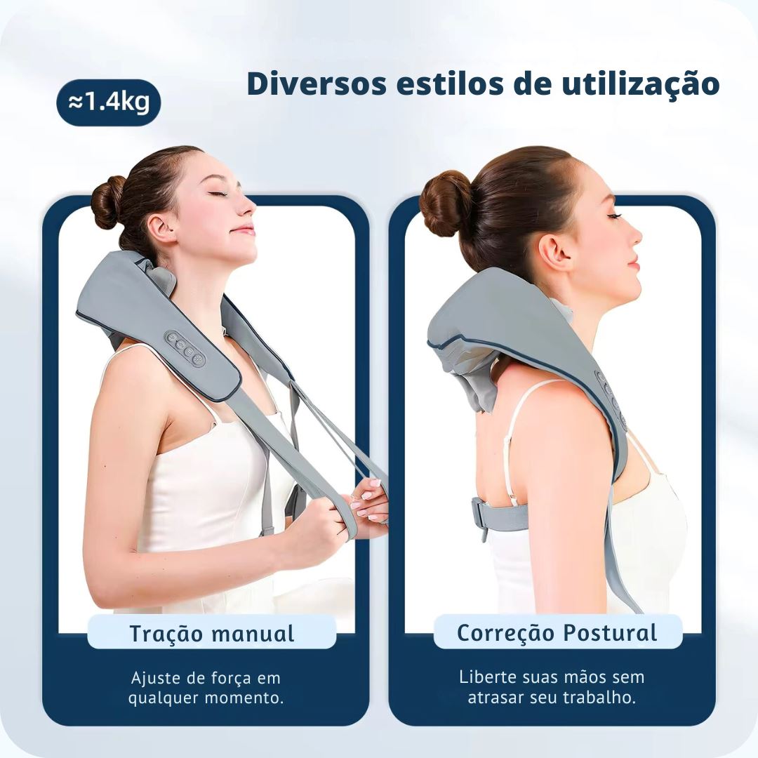 Cachecol de Massagem Cervical NeckSmart UNISSEX - SAUDE - CACHECOL MASSAGEM 1 Dm Stores 