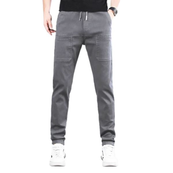 Kit 2 Calça Cargo Slim Italian - A nº 1 em Conforto MASCULINO - ROUPAS - CALÇA 10 Dm Stores Cinza Cinza 36