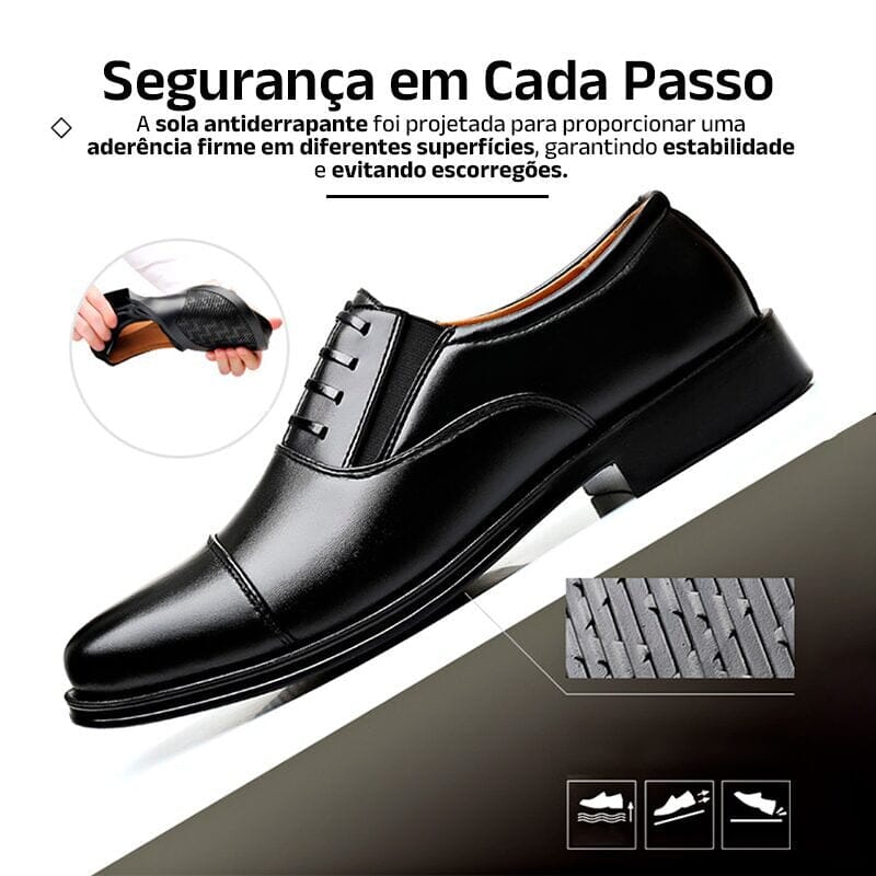 Sapato Social Gentleman’s de Couro Legítimo MASCULINO - CALÇADOS - SAPATO 5 Dm Stores 