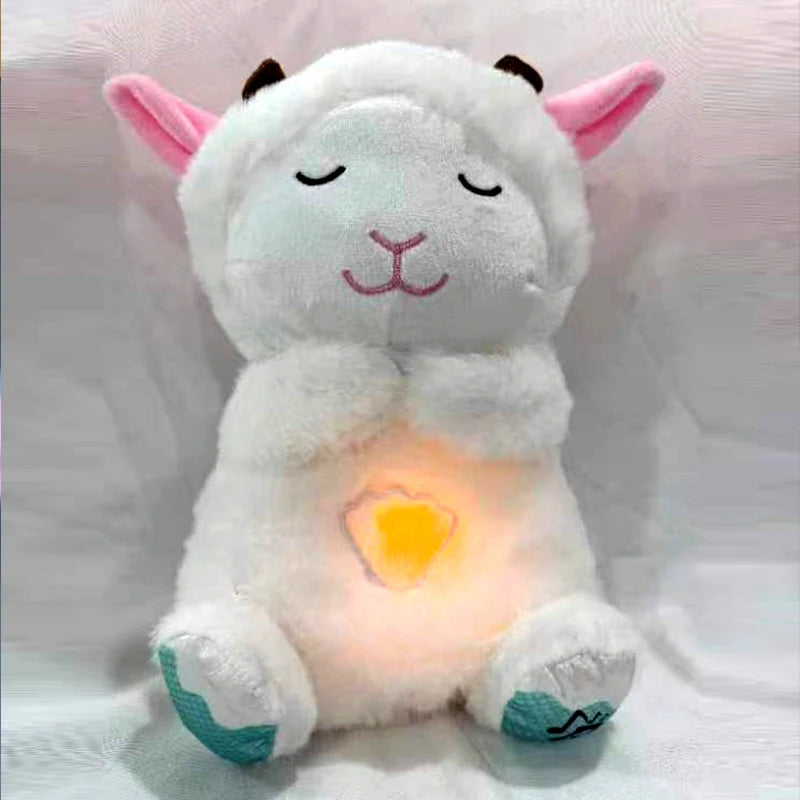 Urso de Pelúcia Calmante com Música e Luz para Bebês - Companheiro de Sono Tranquilo UNISSEX - SAUDE - URSO DE PELUCIA 1 Dm Stores 