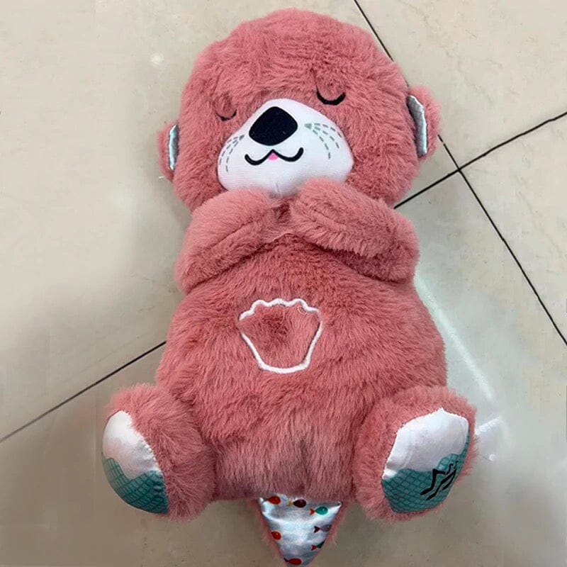 Urso de Pelúcia Calmante com Música e Luz para Bebês - Companheiro de Sono Tranquilo UNISSEX - SAUDE - URSO DE PELUCIA 1 Dm Stores Urso Rosa 